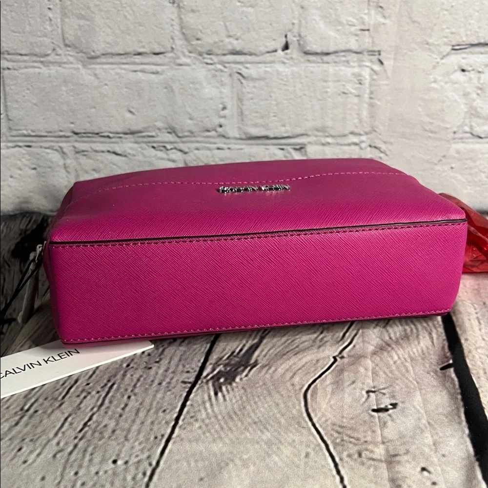 * Calvin Klein Fuchsia Cosmetic Bag